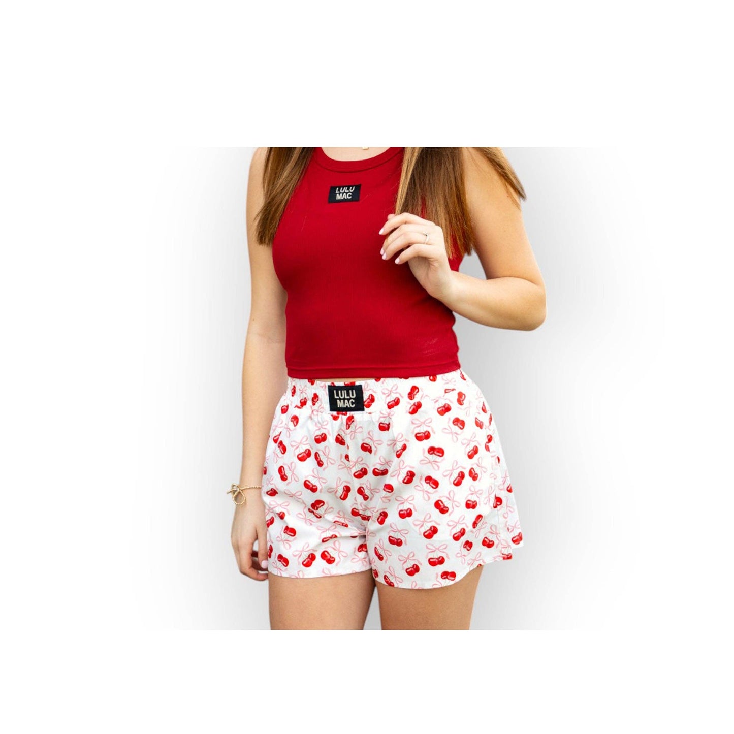 BXCH-CHERRY BOXER SHORT: CHERRY / Medium