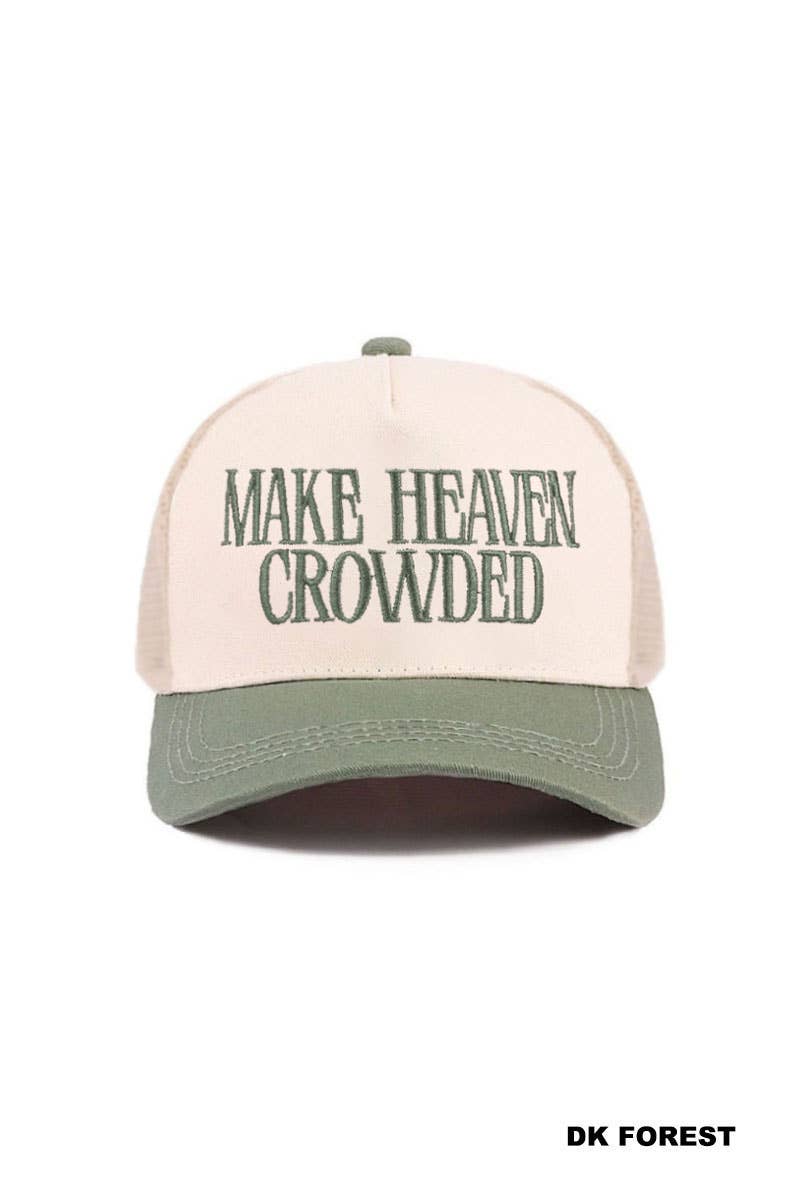 0420 Make Heave Crowded Two Tone Mesh Snapback Hat SI-29741: ASH MOCHA-197485 / OS