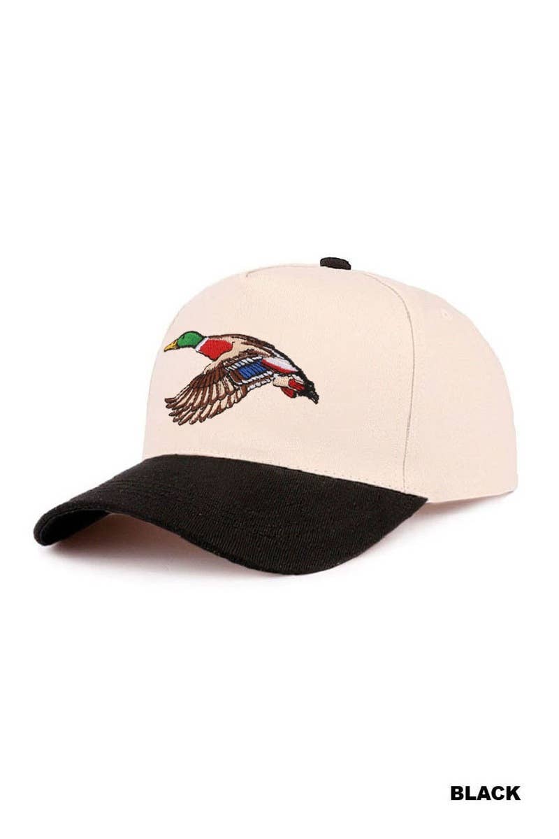 Mallard Two Tone Cotton Hat - Zenana: CAMO-197351 / OS