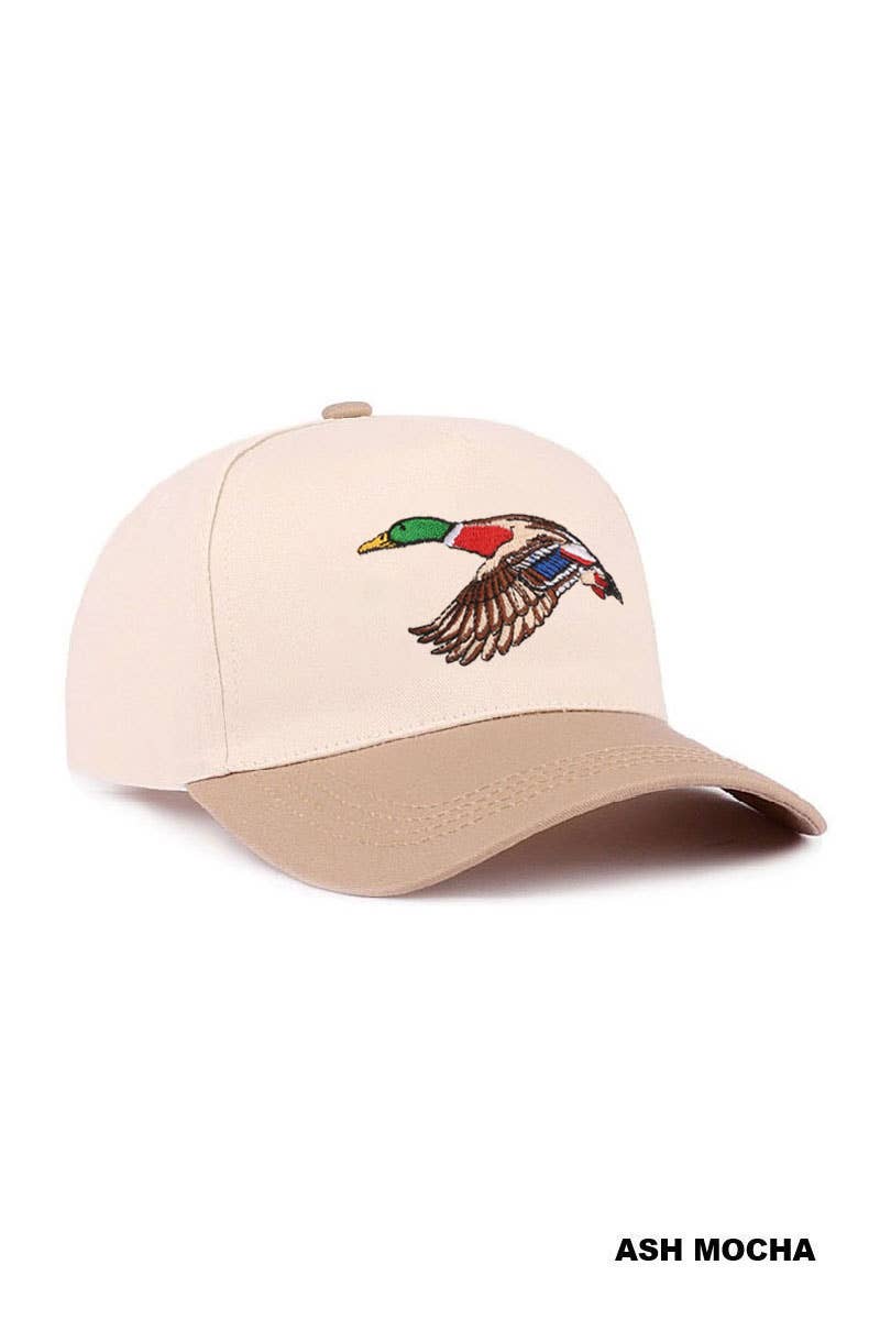 Mallard Two Tone Cotton Hat - Zenana: CAMO-197351 / OS
