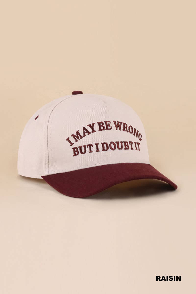 Two Tone Snapback Hat: ASH MOCHA-200434 / OS