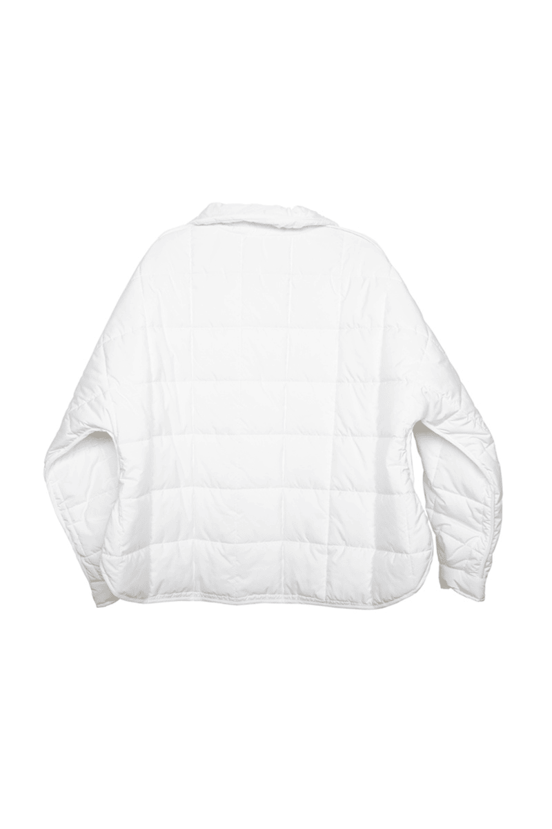 White Puffer Wholesale Pullover Jacket: White / M