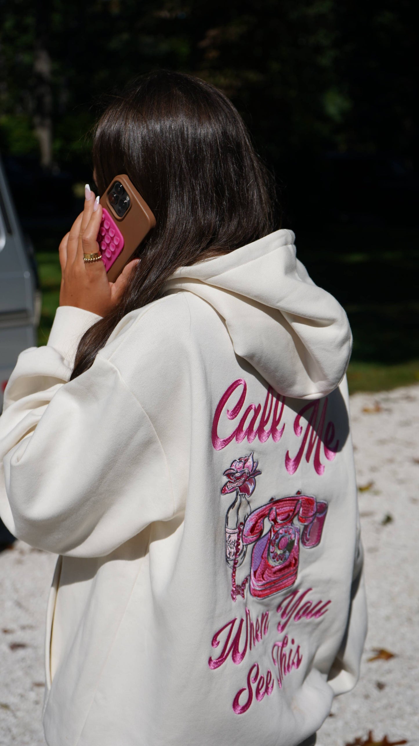 Call Me When You See This Hoodie: L