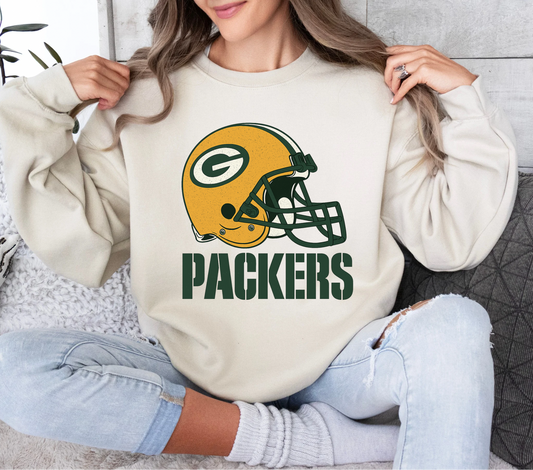 Packers: Sand / Crewneck / L