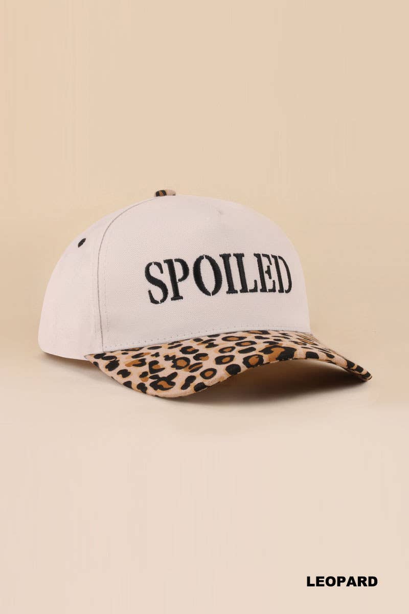 Two Tone Snapback Hat : LEOPARD-199769 / OS
