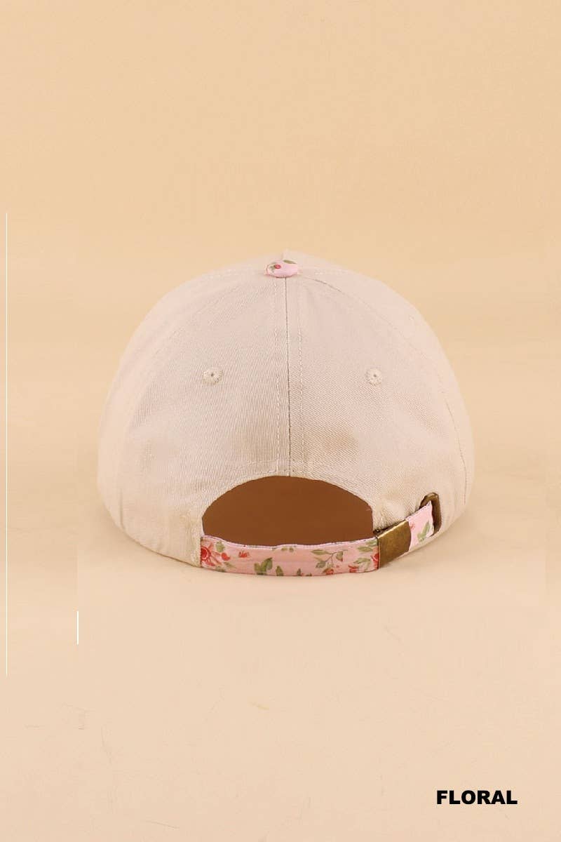 Dirty Martini Two Tone Cotton Hat - Zenana: COW-199722 / OS