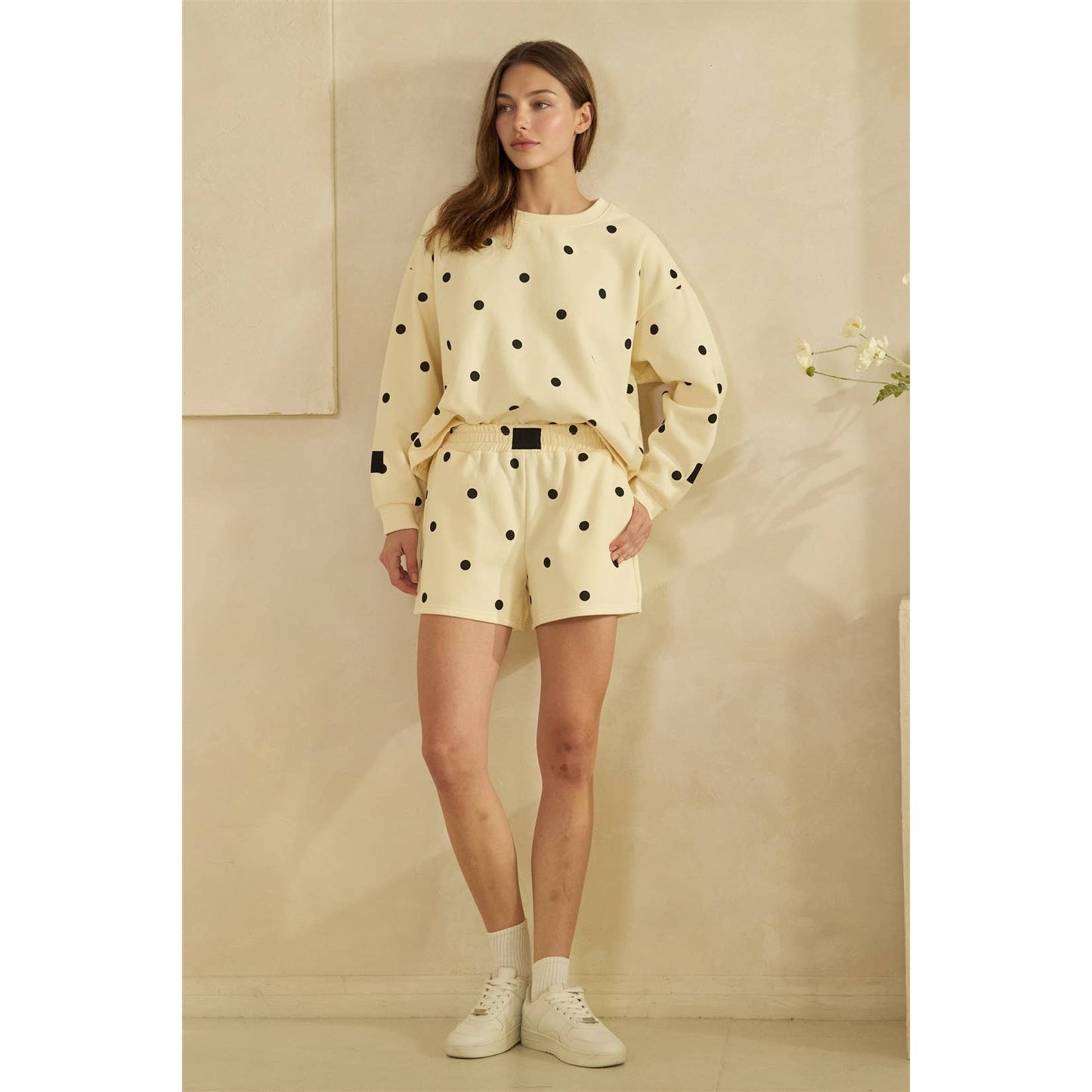 Printed Lounge Shorts: H. Grey/Red Heart / L