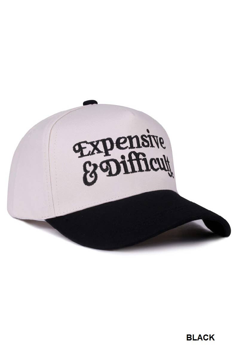 `Two Tone Canvas Cotton Cap: PAISLEY BLACK-198540 / OS