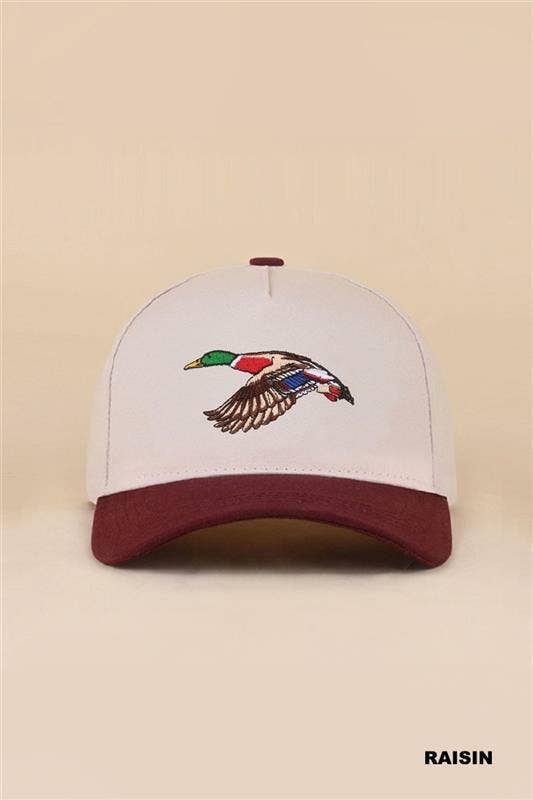 Mallard Two Tone Cotton Hat - Zenana: CAMO-197351 / OS