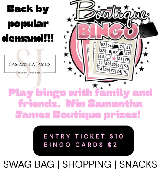 Boutique Bingo (5/14/26)
