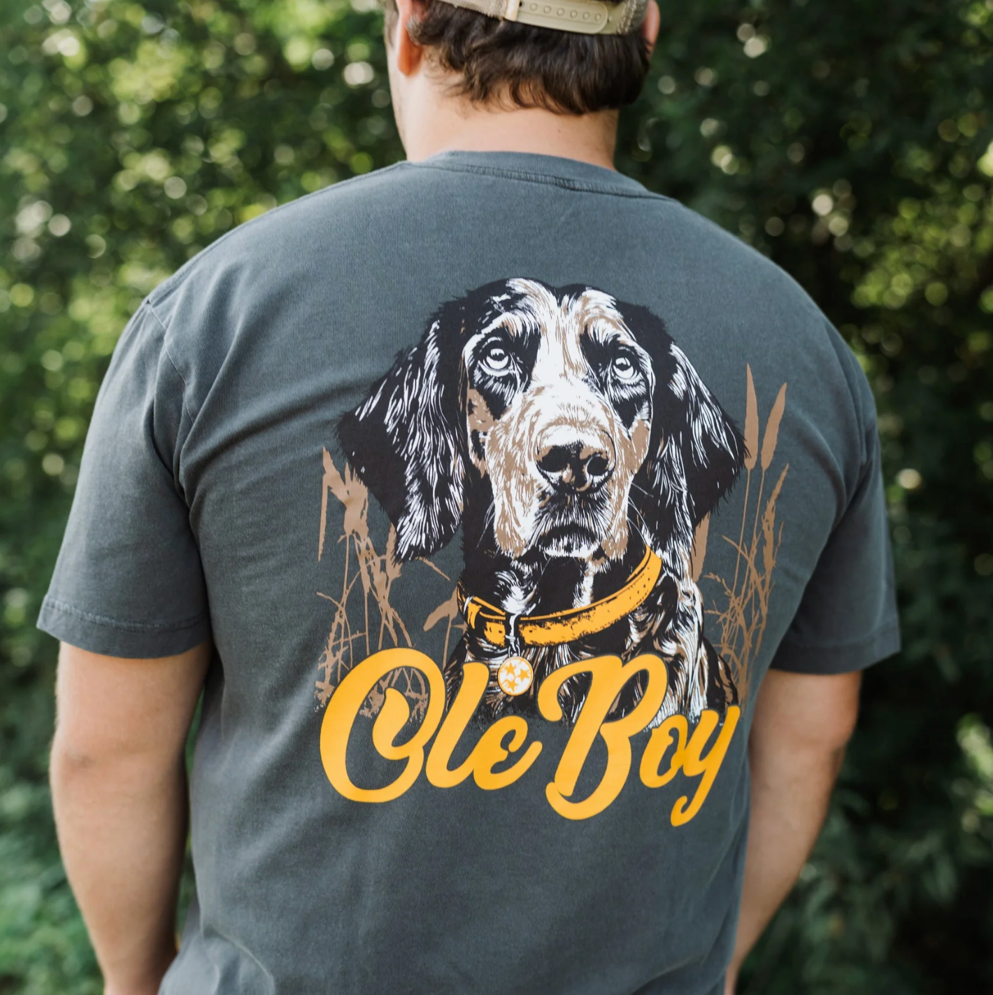 OLE BOY Coonhound T-Shirt - Charcoal