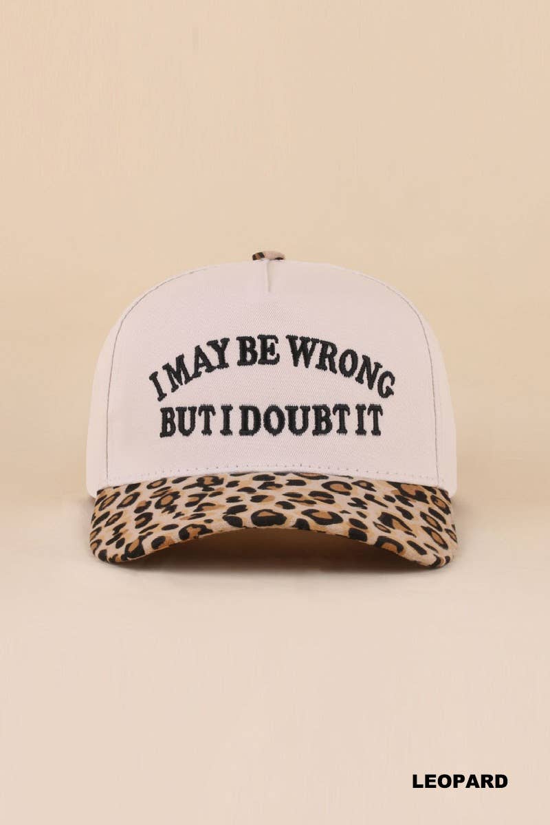 Two Tone Snapback Hat: COW-200431 / OS