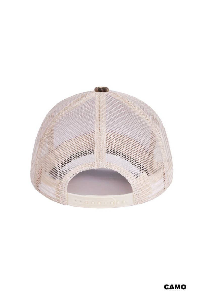 0420 Make Heave Crowded Two Tone Mesh Snapback Hat SI-29741: ASH MOCHA-197485 / OS