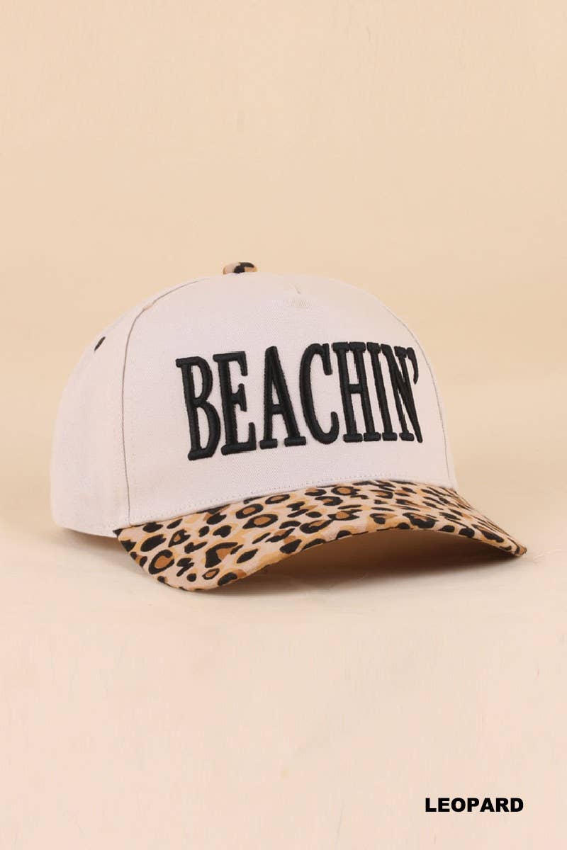 Beachin' Two Tone Snapback Hat: FLORAL-199848 / OS