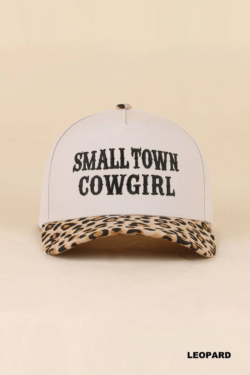 0519 Small Town Cowgirl Two Tone Snapback Hat SI-29853: CAMO-198879 / OS