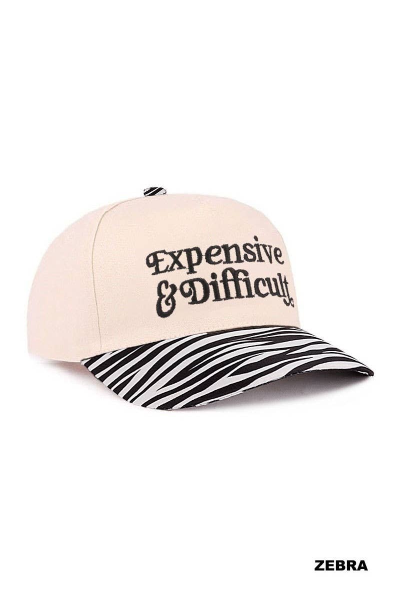 `Two Tone Canvas Cotton Cap: PAISLEY BLACK-198540 / OS