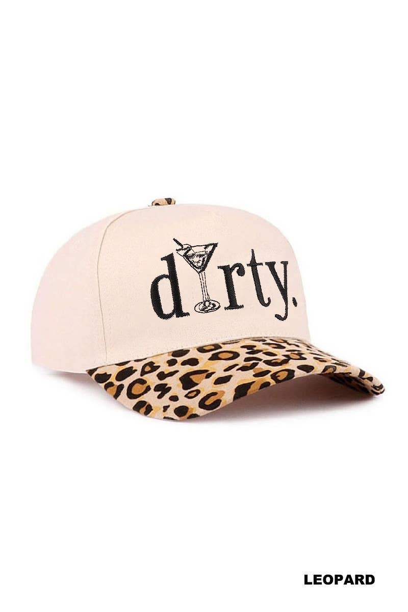 Dirty Martini Two Tone Cotton Hat - Zenana: COW-199722 / OS