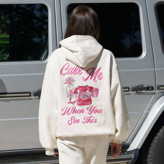 Call Me When You See This Hoodie: L
