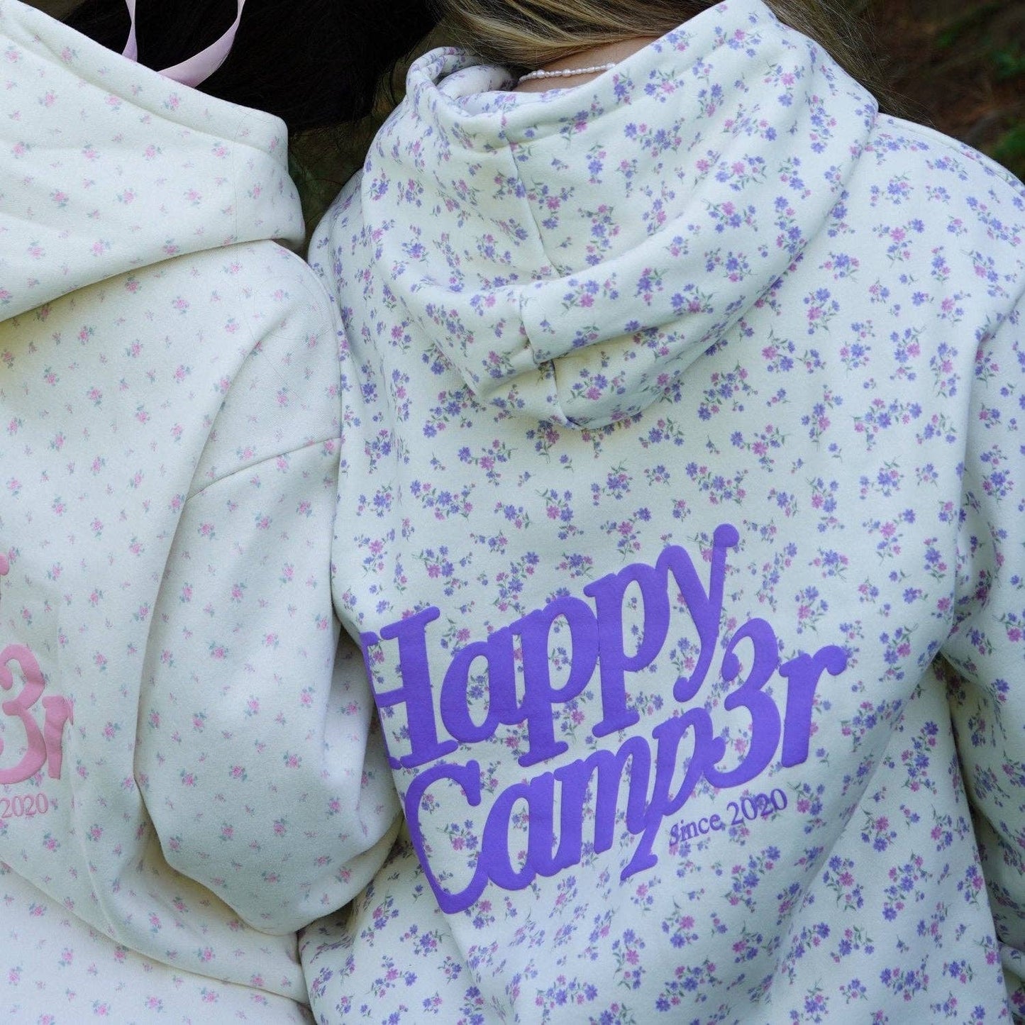 Vintage Flower Hoodie: M