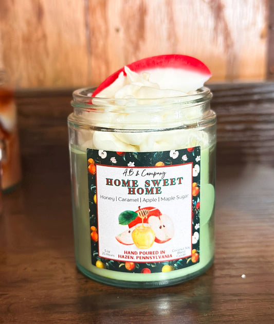 Home Sweet Home Coconut Soy Candle: 6 oz